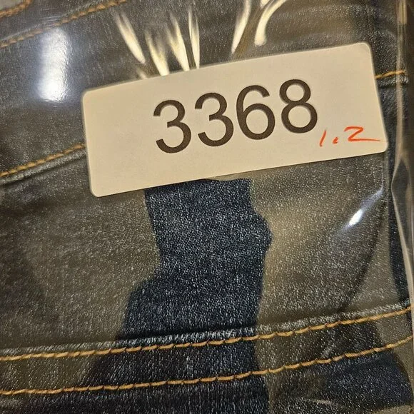 Womens High-Waisted Dark Wash Skinny Jeans 1X By B.O.B With Stretch Cotton Blend - Picture 6 of 6